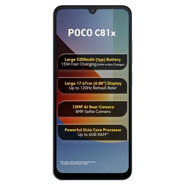 Xiaomi Poco C81x Price in Bangladesh