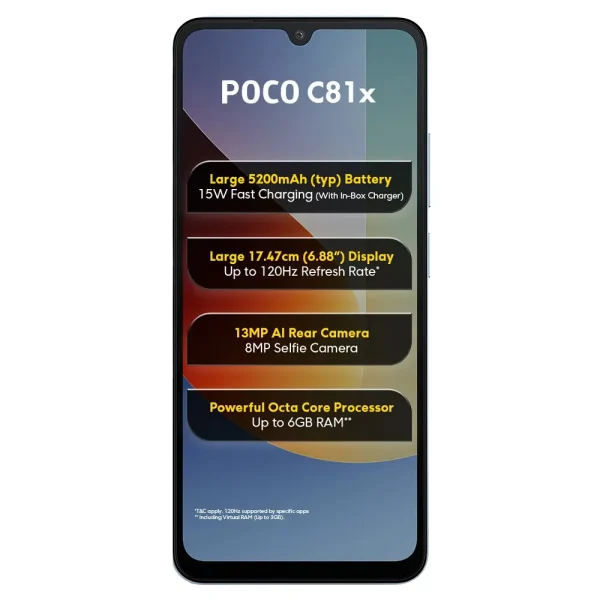 Xiaomi Poco C81x Price in Bangladesh